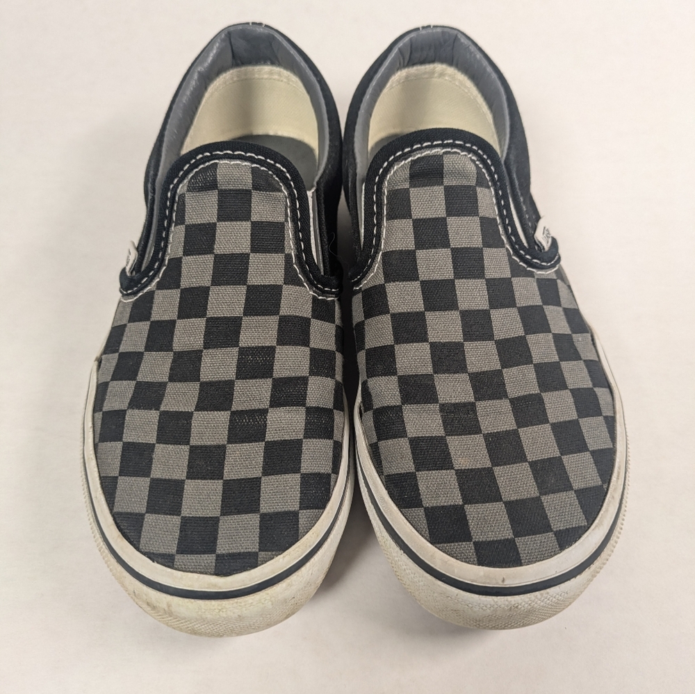 Vans Kids Sneakers - Black and Gray Checkered